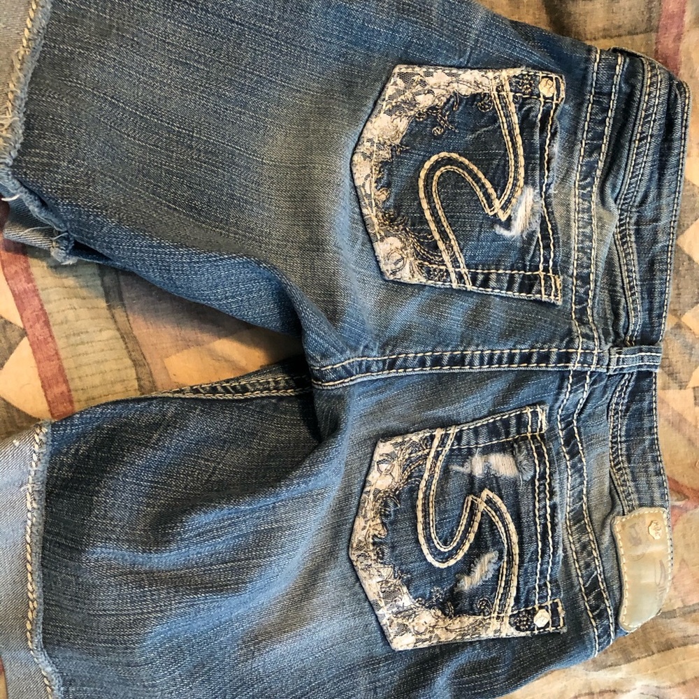 Silver shorts